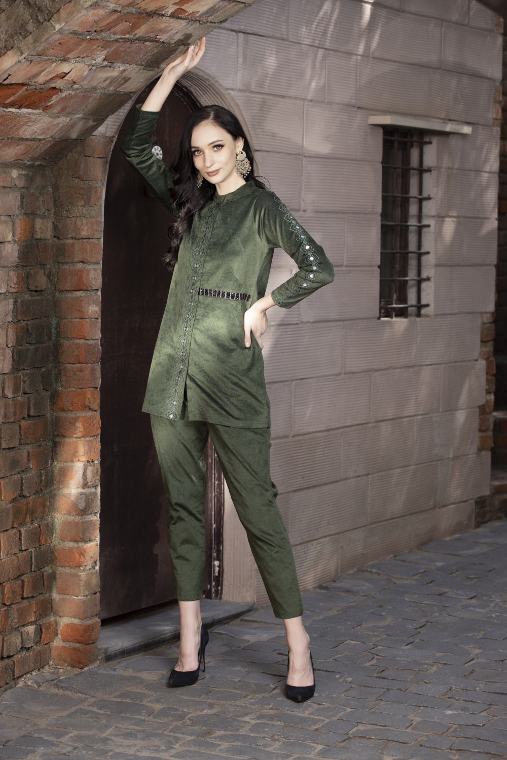 Buy OLIVE CO-ORD SET Online in India
