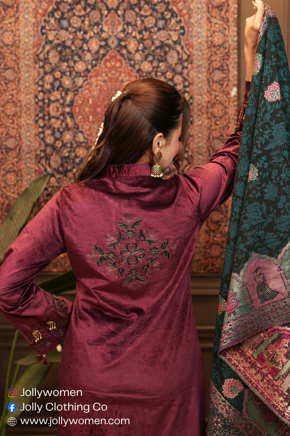 PINK PREMIUM DUPATTA SET