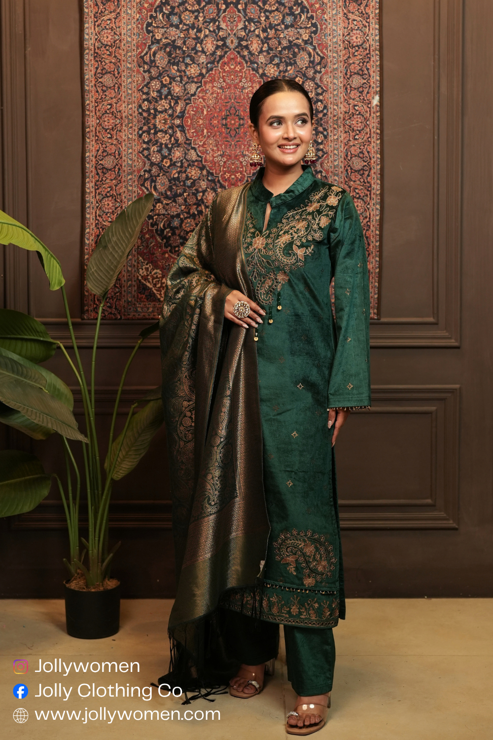 GREEN PREMIUM KURTA SET