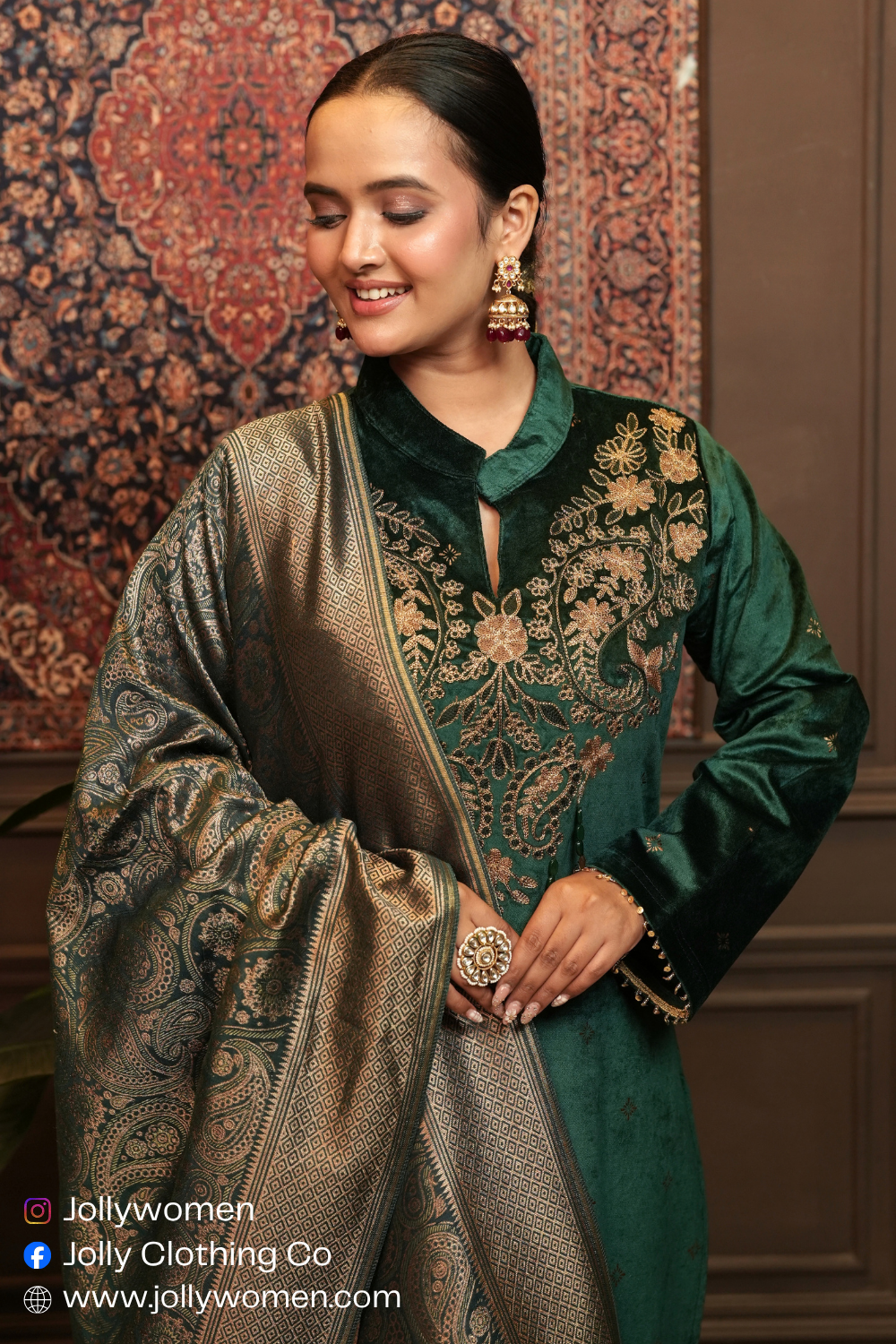 GREEN PREMIUM KURTA SET