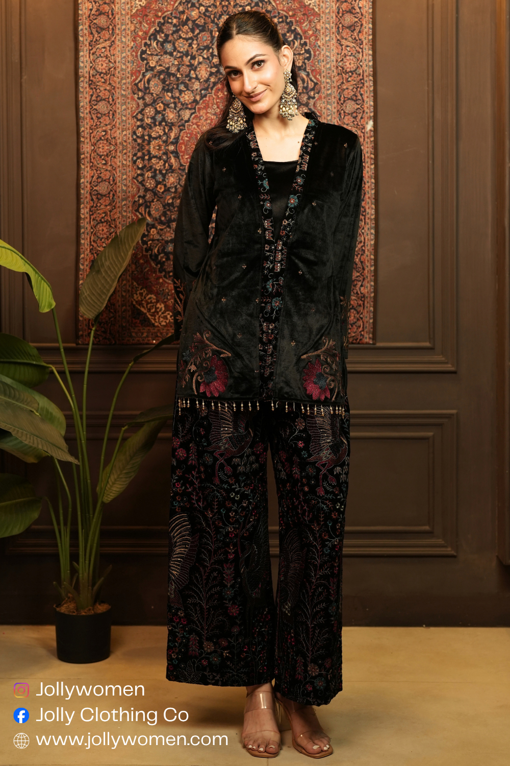 BLACK LUXURY CO-ORD SET