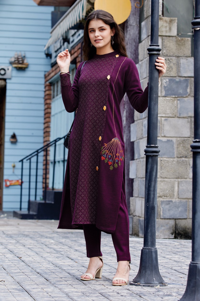 kurti pant suit