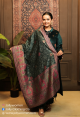 TEAL PREMIUM VELVET DUPATTA SET