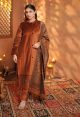 RUST BANARASI DUPATTA SET